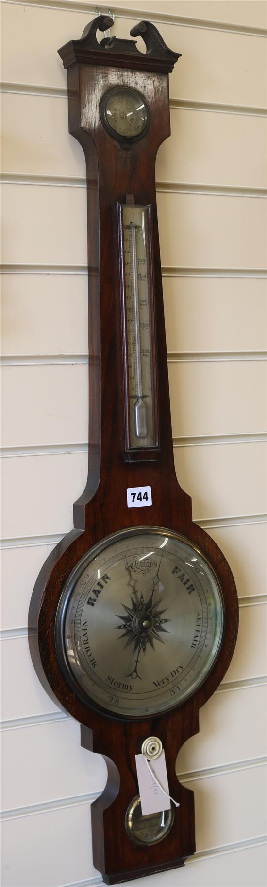 A barometer, H.98cm